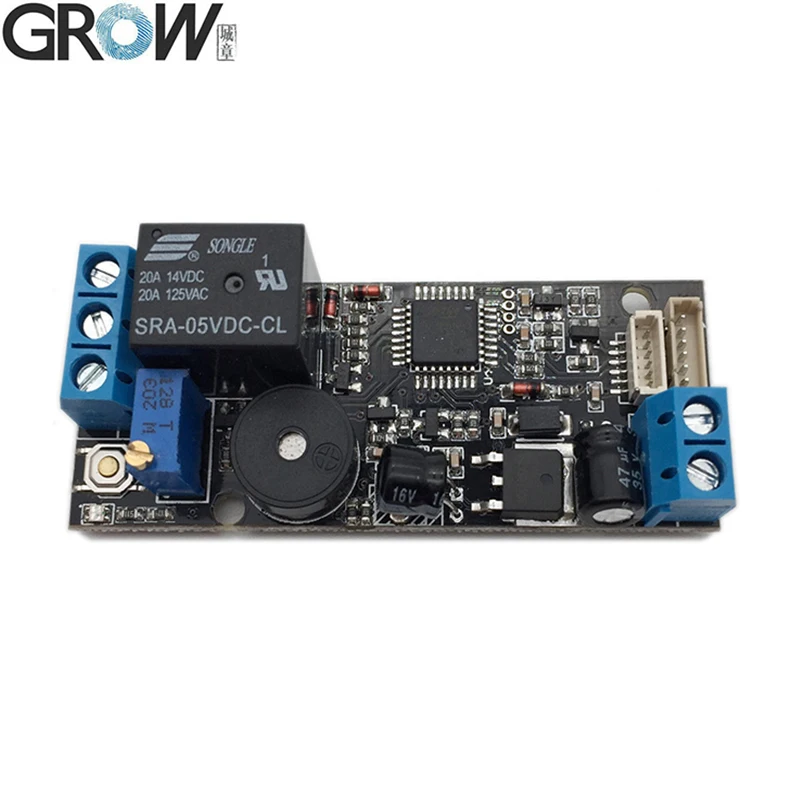 GROW K202+ R502-A DC12V Низкое энергопотребление отпечатков пальцев панель контроля доступа+ R502-A небольшое кольцо светодиодный модуль отпечатков пальцев