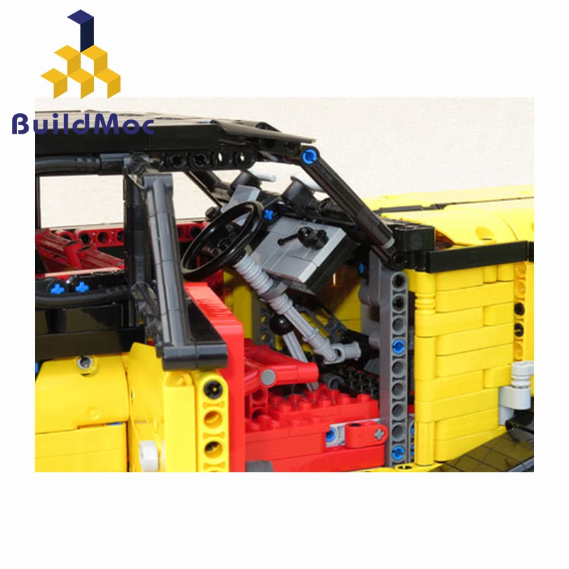 Конструктор BulidMOC 50T Technic гоночный автомобиль классическая модель автомобиля