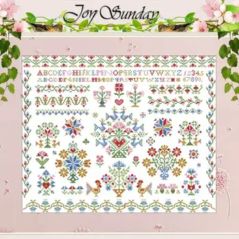 

Flower and Bird Park patterns counted 11CT 14CT 18CT Cross Stitch Sets DIY Wholesale Cross-stitch Kits Embroidery Needlework