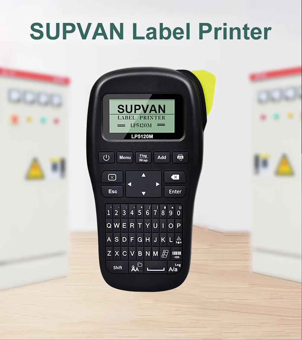 Supvan Labeler LP5120M Thermal Transfer Labels Printers Multiple Languages Labeling Machine Portable Labels Printing Machine New