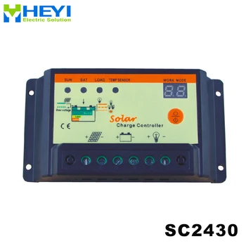 

SC2430 Universal solar controller with External temperature sensor 12V / 24V 30A charge and discharge