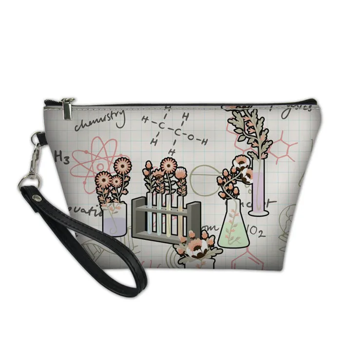 RH0597Z8 FORUDESIGNS/Пастельная Цветочная химия женская косметичка кожаная косметичка Neceser Mujer дорожный Органайзер мыть макияж Чехол - Цвет: RH0597Z8