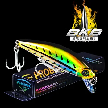 

Bassland Slow Sinking Minnow Fishing Lure Laser Hard Artificial Bait 3D Eyes 45mm 3g Fishing Wobblers Jerkbait Fishing Tackle