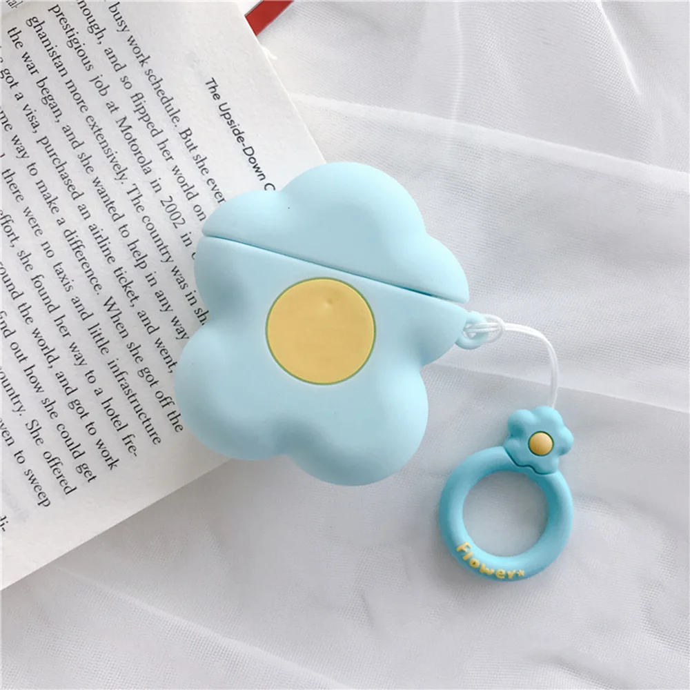 Для AirPods чехол с 3D милым рисунком Дамбо кактус камера наушники чехол s для Apple Airpods 2 забавные привидения аксессуары Защитная крышка - Цвет: GJ0695