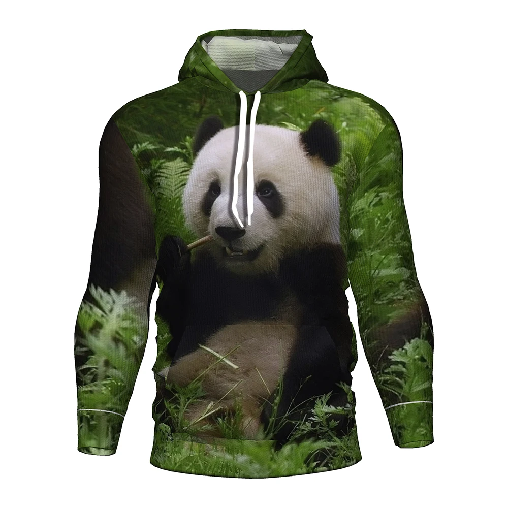 3d принтом панда с капюшоном для взрослых/Детский костюм панды толстовка одежда в