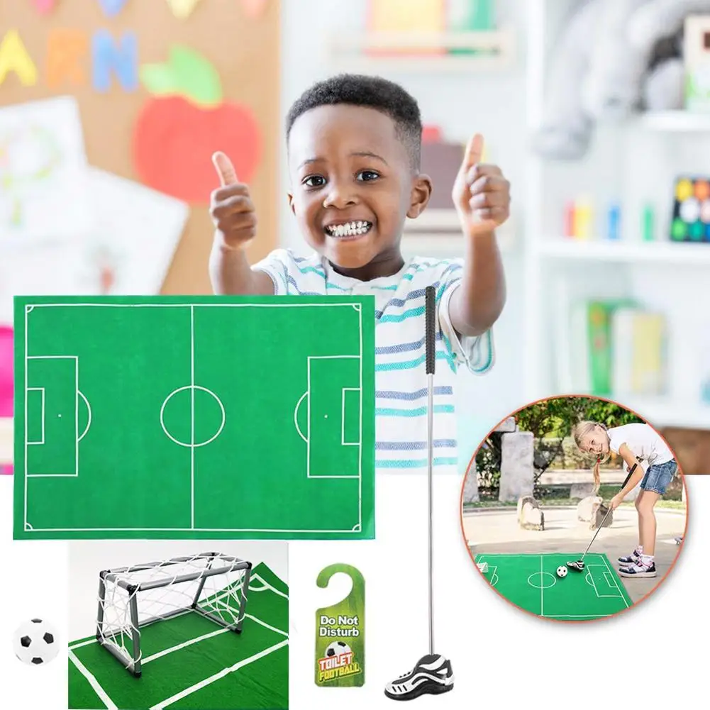 Мини-футбольный набор для туалетной игры, веселая игрушка-новинка, ванная комната, Футбольная игрушка, Тренировочный Набор для мужчин и женщин, Futbolin Mesa Foosball Kicker