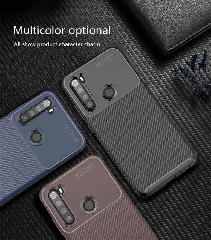 Чехол для Xiaomi Redmi Note 8 Pro, роскошный противоударный Мягкий ТПУ силиконовый чехол, чехол для Xiaomi Redmi Note 8