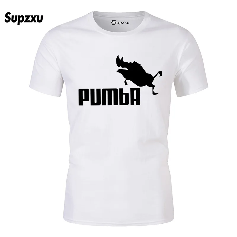 

2020 summer new PUMBA printed T-shirt men's cotton T-shirt short sleeve high quality round neck couple T-shirt tops TOPS multipl
