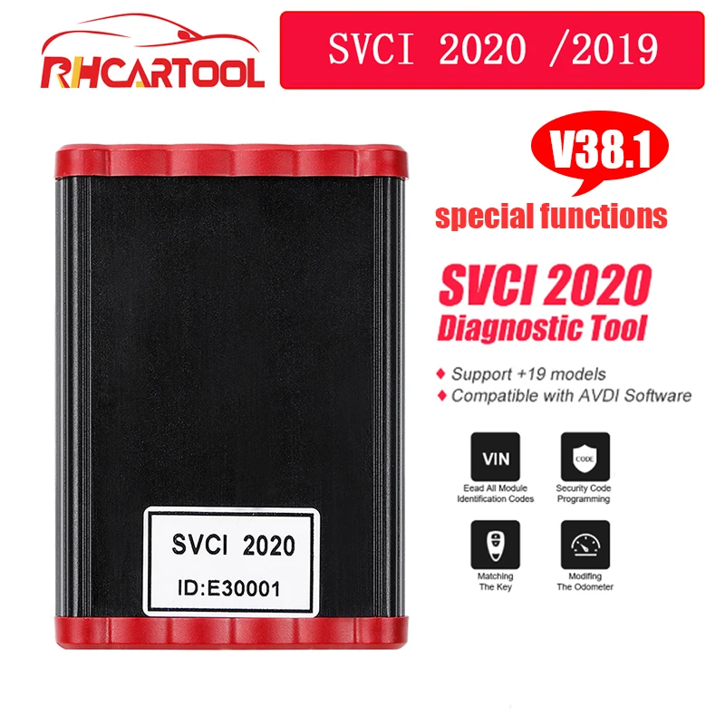 FVDI SVCI 2020 2019 Новый v38.1 ABRITES сканер ключа программатор крышки 2018 2014 большинство