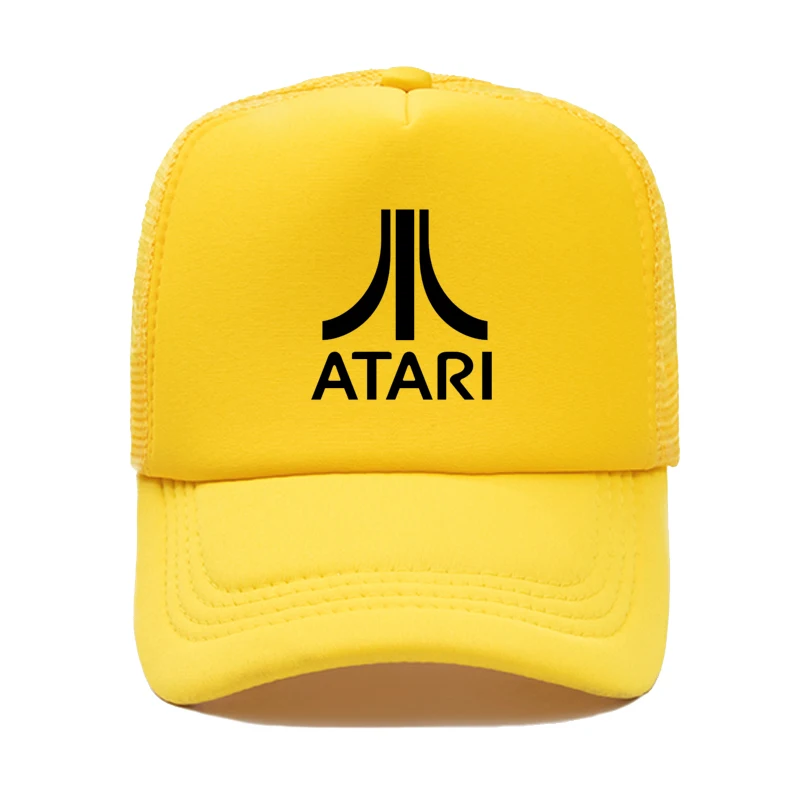 Серия Atari, бейсболка с буквами, Повседневная Регулируемая Кепка, Кепка для водителя грузовика, модная мужская и женская сетчатая Кепка - Цвет: color8