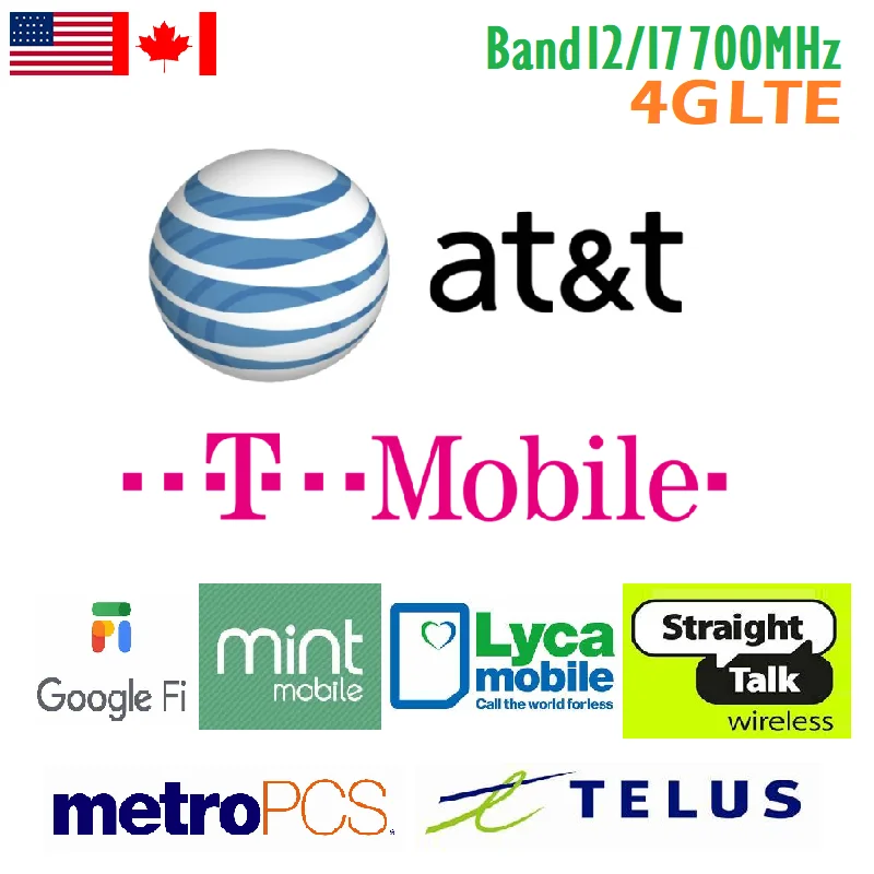 Усилитель сигнала B12 B17 AT&ampT-mobile США Канада Роджерс 75 дБ |