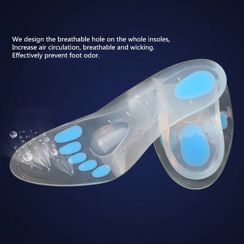 Ортопедические стельки для обуви кроссовки Медицинские силиконовые стельки плоские ноги Arch Поддержка Palmilha De гелевые стельки вкладыши подушки