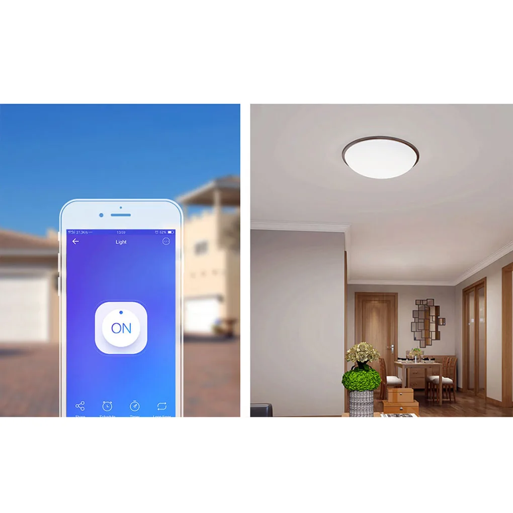 Умный выключатель Sonoff TX T1 EU 1 2 3 Gang Wi Fi/433/RF настенный сенсорный света работает с Google