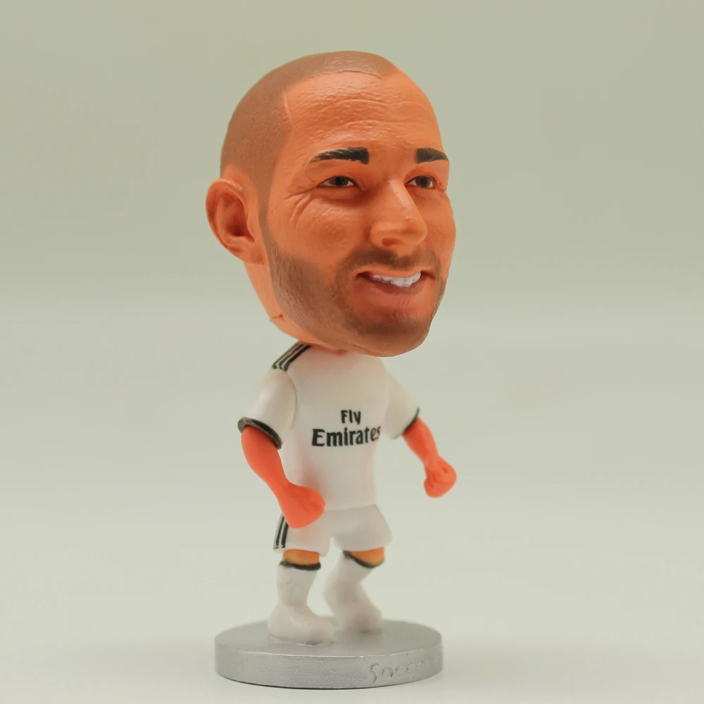 

Soccer Star 6.5 cm Height Resin Dolls RM 9# BENZEMA Home 2.5" Action figure toys