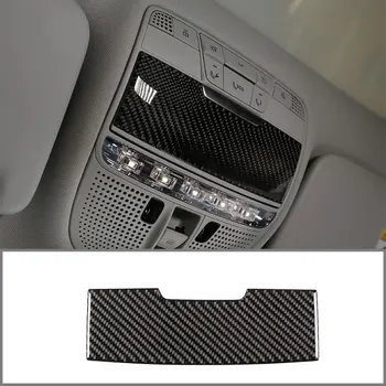 

For Mercedes Benz C Class W205 C180 2016-2019Soft Carbon Fiber Roof glasses case panel 3D Sticker internal Accessories