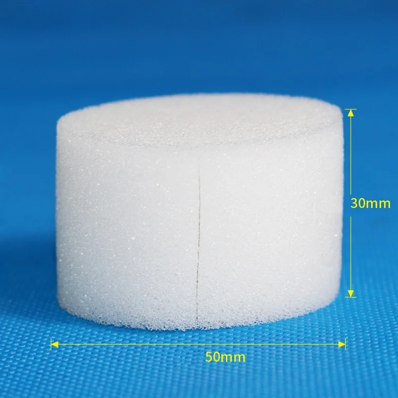 Nursery Sponge 50pcs 50-70mm Greenhouse Soilless Cultivation Hydroponics Sponge Black/White Vegetables Planting