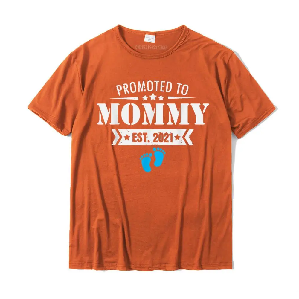 T Shirt 3D Printed VALENTINE DAY Dominant Printed Short Sleeve Pure Cotton Crewneck Mens T Shirt Printed Tees Wholesale Promoted to Mommy 2021 Baby Reveal Gift Mom Pregnancy Boy T-Shirt__MZ16896 orange
