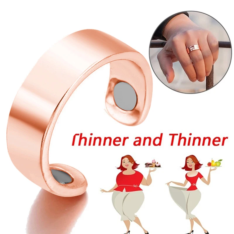 

Magnetic Slimming Rings Natural Fat Burning Slimming Ring Magnetic Stimulation Acupoint Fat Burning Slimming Body Health Care