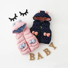 Детская одежда, Южная Корея, детская одежда, Милый хлопковый жилет с бантом и оборками