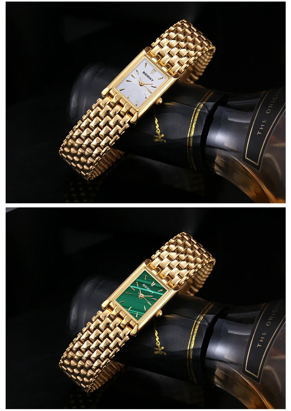 BERNY Gold Watch for Women Luxury Women's Wristwatch Waterproof Golden Female Clock Stainless Steel Fashion Quartz Ladies Watch -H3bba81c6bfd4417ab61bdfab59874eb0F