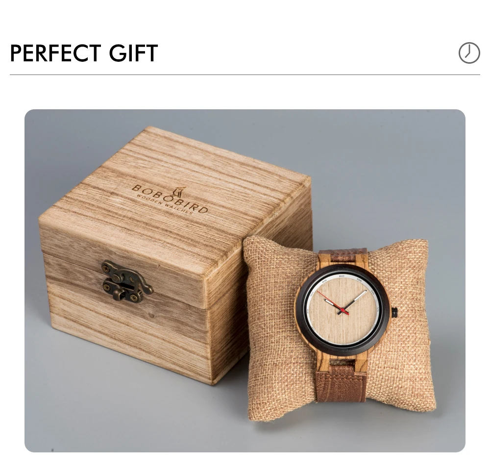 BOBO BIRD персонализированные часы гравировка Золотое имя на деревянном корпусе Relogio Masculino водонепроницаемые часы на запястье с кожаным ремешком Рождественский подарок