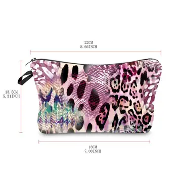 

Multifunction Travel Cosmetic Bag Printing Leopard Makeup Case Pouch Organizer Q1QA