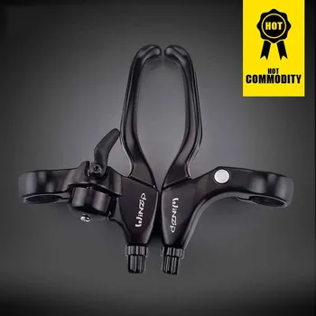 

1 Pair 22.2mm Bicycle Brake Handle MTB Mountain Bike Cycling Brake Levers Aluminum Alloy Bike Brake Lever With Super Ring Bell