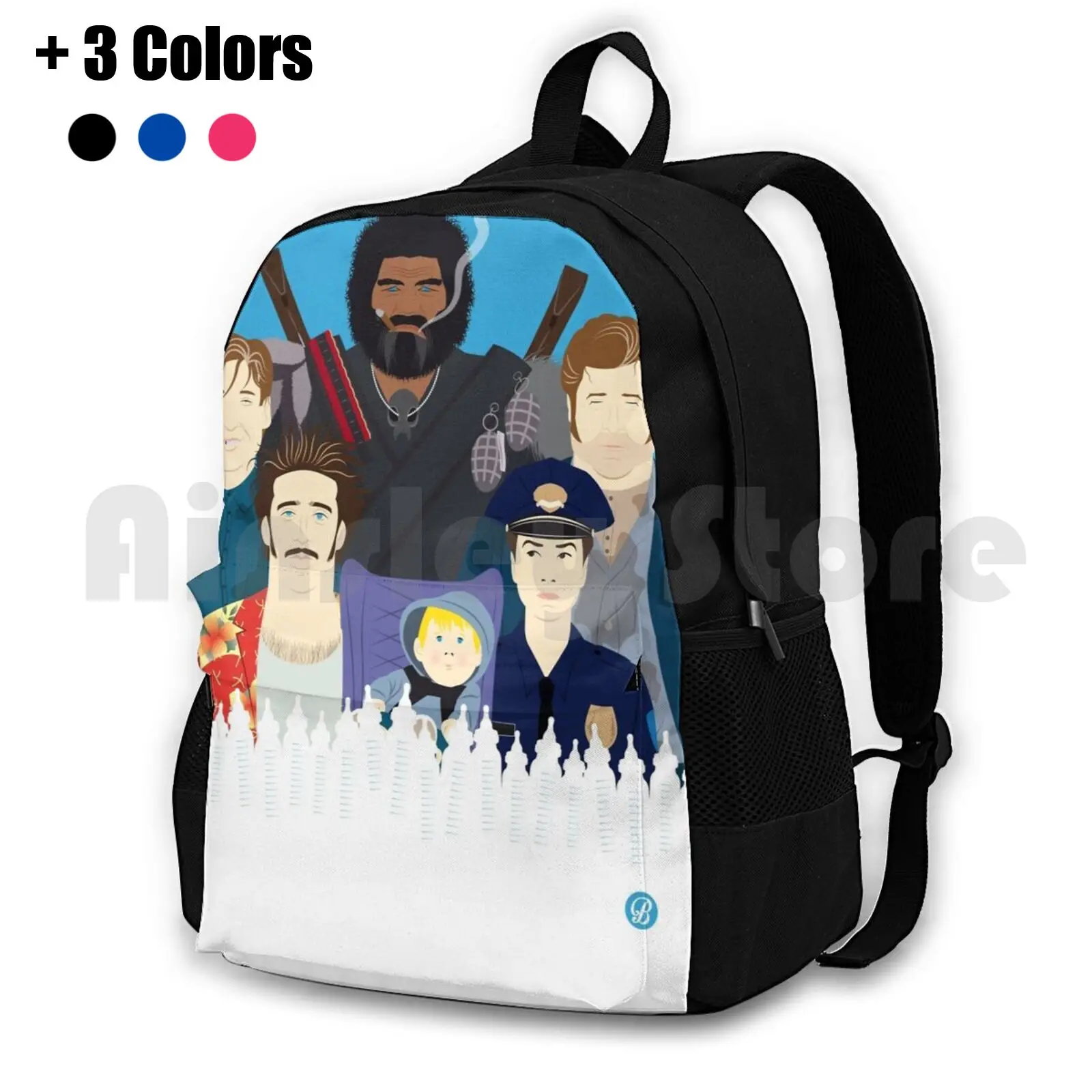 

Походный рюкзак для подростков (лиц и фильмов), водонепроницаемый походный рюкзак для кемпинга, путешествий, веер, искусство, поднятие фильмов Аризона