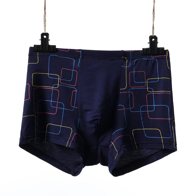 Для мужчин s боксеры Стрейчевые Модальные трусы мужское нижнее белье размера