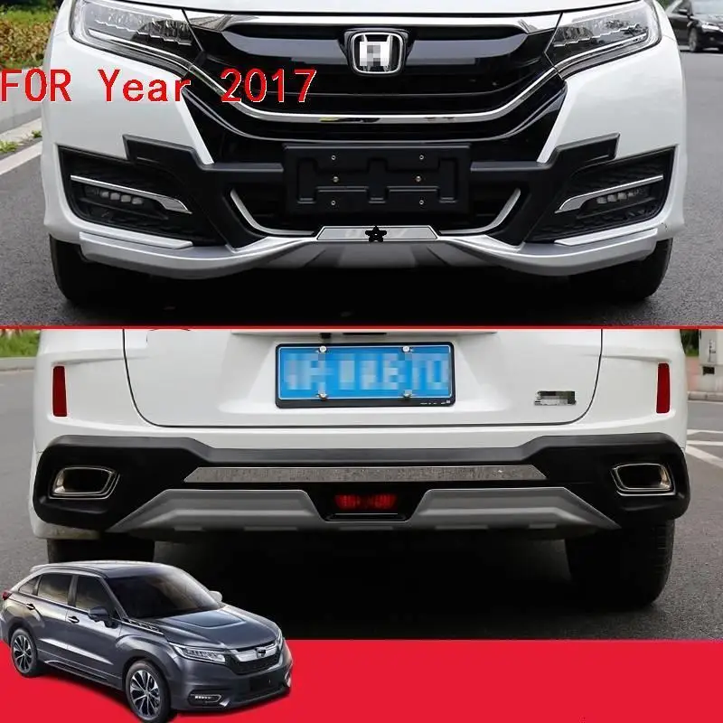Украшение автомобиля Стайлинг протектор Авто декоративный задний диффузор передний губы тюнинг автомобильные бамперы 16 17 18 для Honda URV