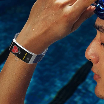 

E08 ECG smart bracelet one-key monitoring ECG blood pressure call reminder 0.96 inch color screen IP67 waterproof