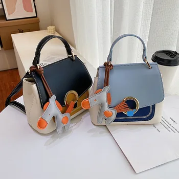 

Autumn New Lock Hit Color Handbag 2020 Wild Ins Shoulder Bags For Women Fashion Messenger Bag Crossbody Bags For Women