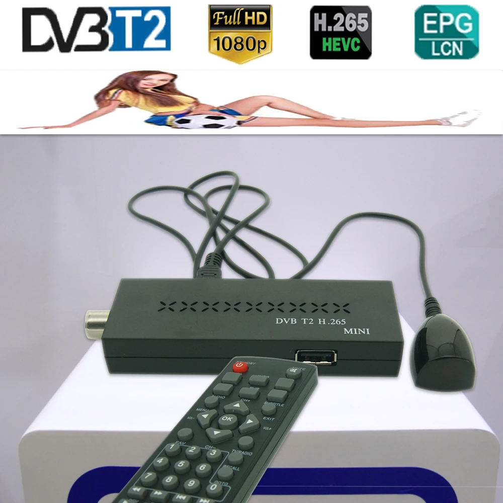 Спутниковый ресивер Premiun декодер DVB T2 1080P HD H.265 Youtube TV Stick цифровой ТВ-тюнер Wifi