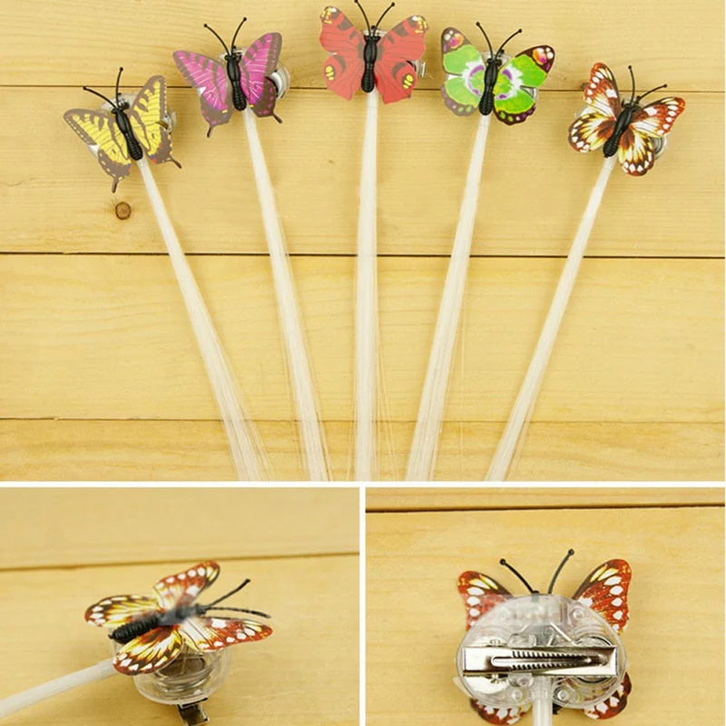 1 шт. цветной градиентный светодиодный светильник-излучающие заколки для косы флэш-коса украшение для волос для девочек светодиодный-игрушки Горячая Распродажа
