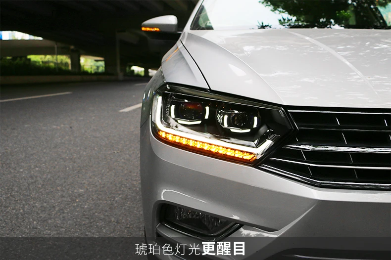 Автомобильный Стайлинг для V “W фары Bora для Bora Головной фонарь led DRL передний светильник Биксеноновые линзы двойной луч HID комплект