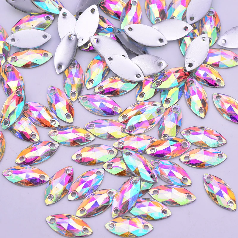 JUNAO-100pcs-10mm-Sewing-Crystal-AB-Square-Rhinestones-Flatback-Resin-Gems-Strass-Crystal-Appliques-for-DIY (3)
