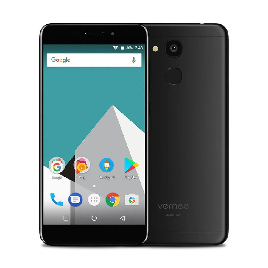 Смартфон Vernee M5 4 Гб ОЗУ 64 ПЗУ 5 2 дюйма 4G LTE на базе Android 7 0 Восьмиядерный MTK6750 1 ГГц 13