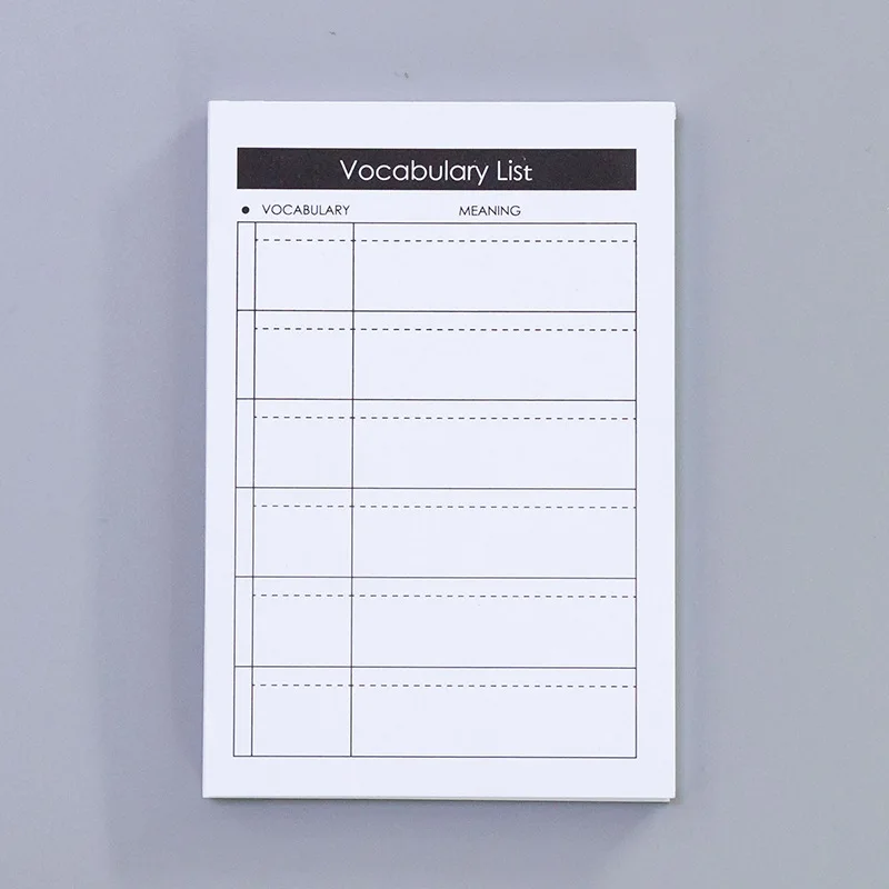 J Creative Study&Work Plan Kraft Paper Sticky Notes Post Memo Pad Kawaii Stationery Office Accessory School Supplies To Do List - Цвет: J