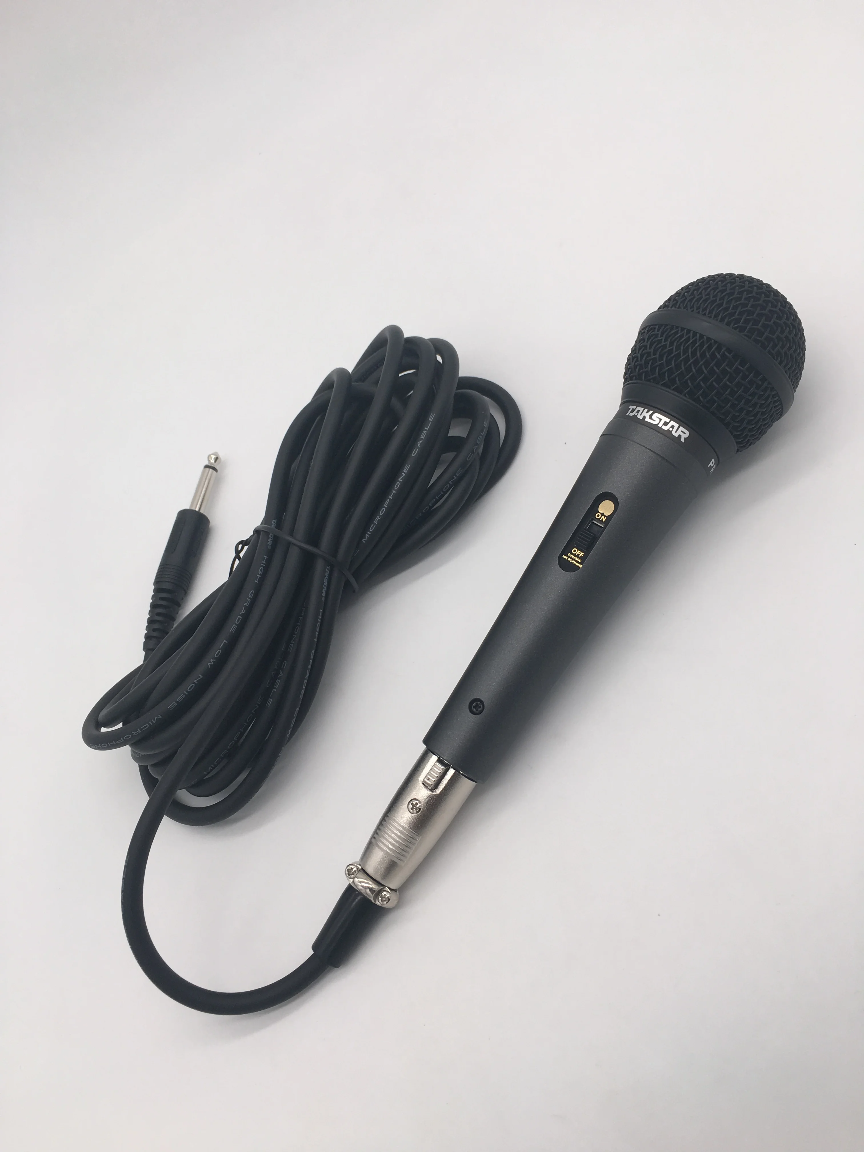 Takstar PRO-38 караоке микрофон профессиональный проводной динамический микрофон для записи вокала, гитары, скрипки и саксофона