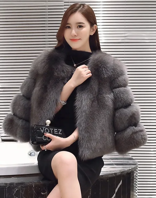 cropped fluffy jacket