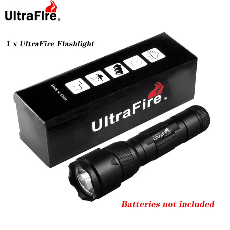 CREE  XML-T6 UltraFire HWA WTS LED Lenser Taschenlampe Metall 3 x 1,5 volt batt 