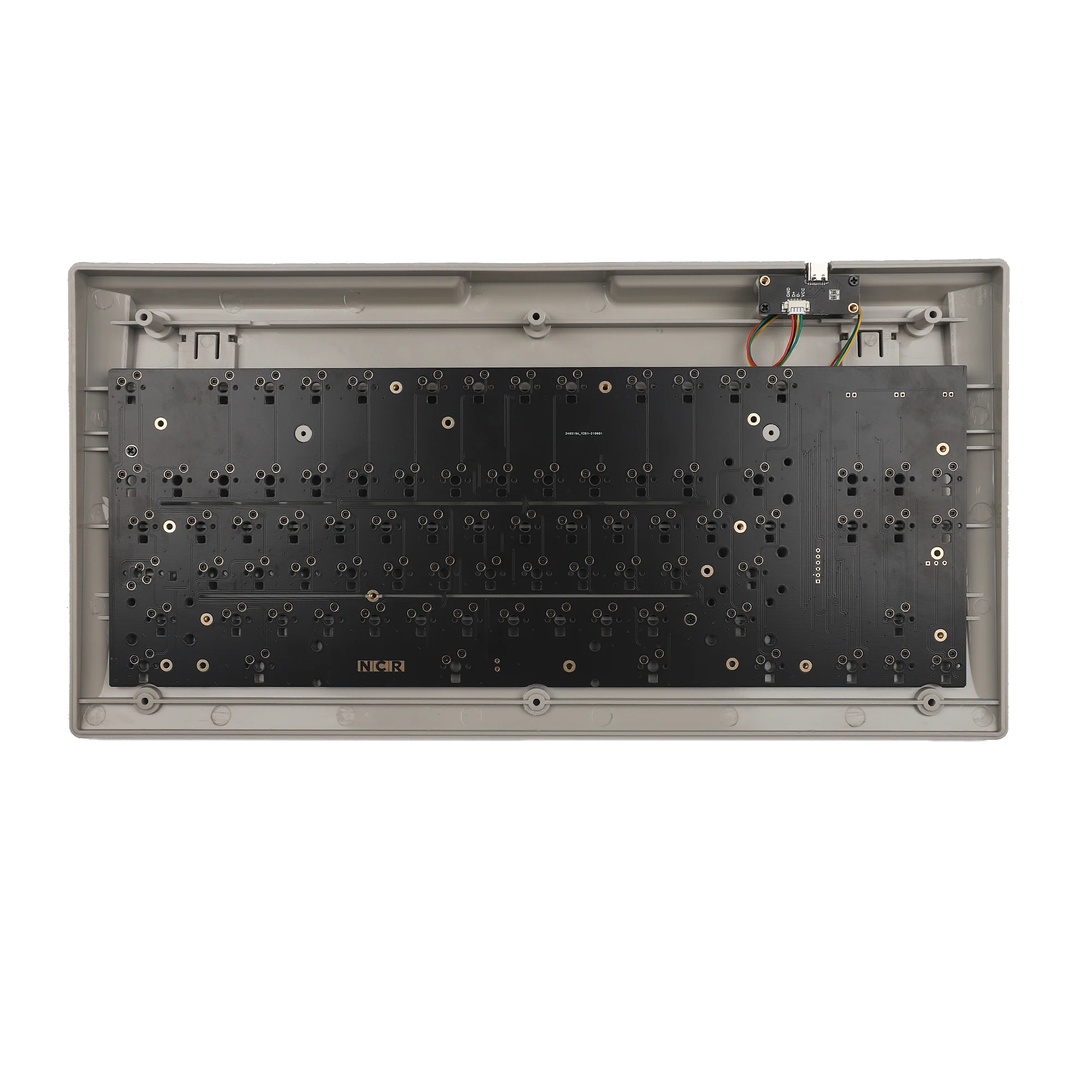 keyboard for multiple computers NCR80 80% Soldering Hot Swappable PCB FR4 Plate QMK VIA Type C Detachable best mechanical keyboard for office