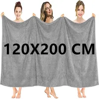 Large  Thickened Microfiber Bath Towel-Super absorbent and quick-drying multi-purpose microfiber towel 1