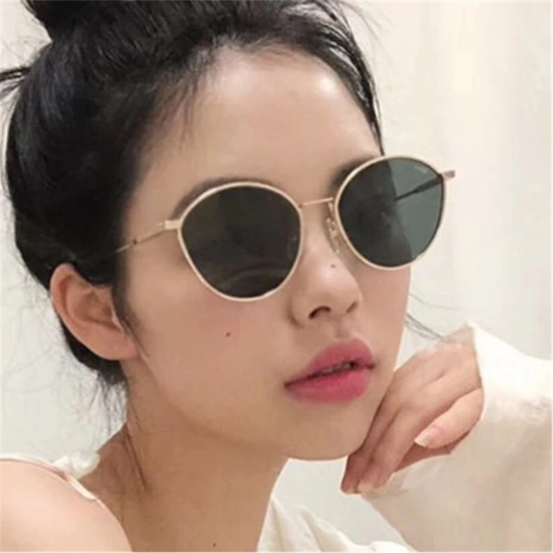 Vintage Cat Eye Sunglasses Women Brand Design Metal Frame Mirror Sun Glasses Gradient For Female UV400 |