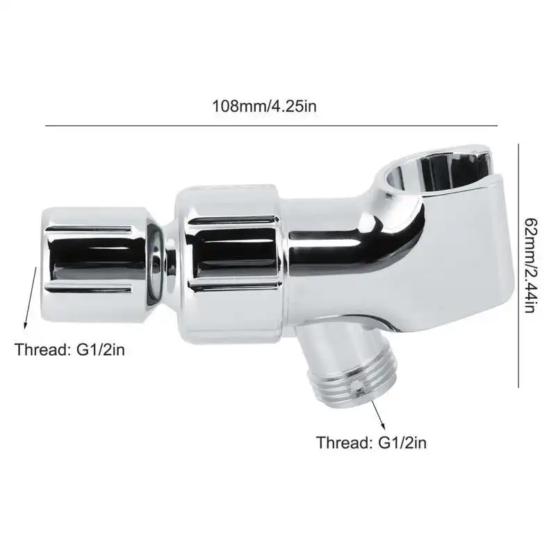 G1/2 Adjustable Shower Arm Holder Sprinkler Adapter Water Pipe Bracket Fixed Device Home Bathroom Hotel Accessories