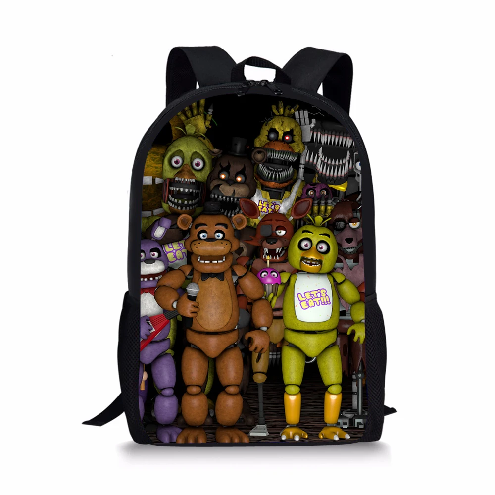 CDGX2010C С рисунком из мультфильма с изображениями персонажей игры «пять ночей с Фредди» школьный рюкзак, набор/комплект детской одежды из 3-х предметов, распылитель ранцевого типа для с ортопедический рюкзак детский блокнот портфель рюкзак - Цвет: CDGX2010C