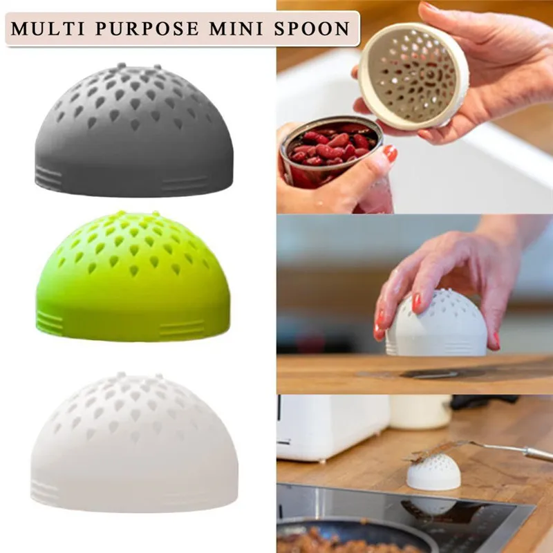 

The Micro Kitchen Colander Creative Multi-Purpose Mini Silicone Colander Canned Kitchen Tool Strainer Drainage Small Accessories