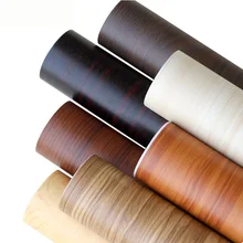 ПВХ 3D Дерево самоклеющиеся обои кухонные шкафы полки шкаф двери наклейки мебель домашний Декор водонепроницаемый обои