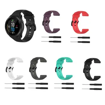 

22mm Silicone Replacement Watchband Pin Buckle Watch Strap Wrist Bracelet for Garmin Fenix 6 5 Plus 5 Forerunner 945 935