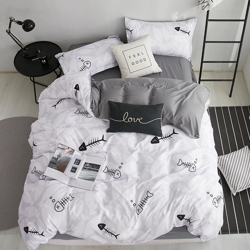 

Bedding a Double Quilt Student Dormitory Bed Single Three-Piece Set